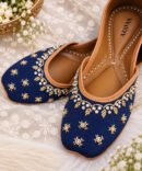 Pixie Navy Blue Juttis